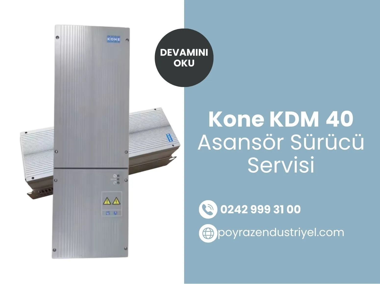 Kone KDM 40 Asansör Sürücü Servisi
